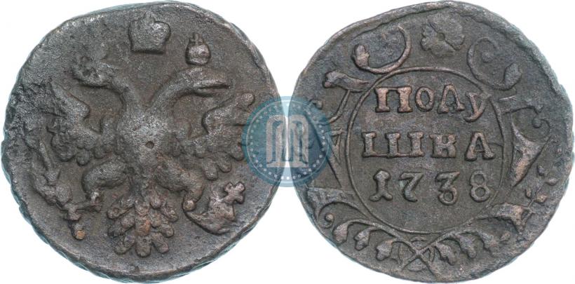 Фото Полушка 1738 года  