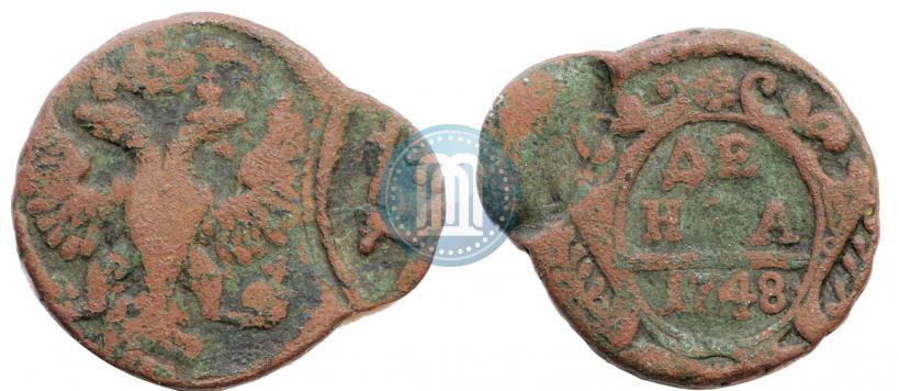 Фото Денга 1748 года  