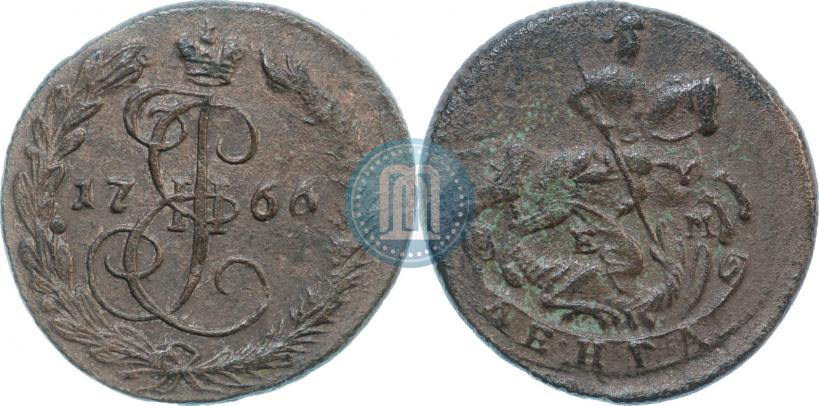 Фото Денга 1766 года ЕМ 