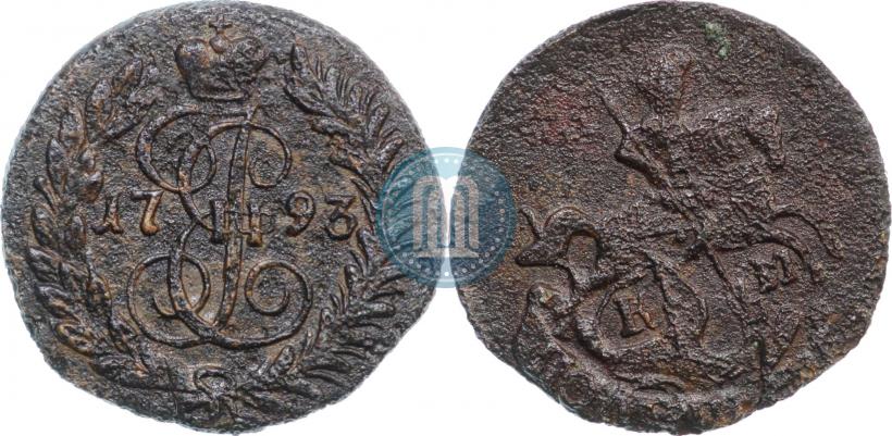 Фото Полушка 1793 года КМ 