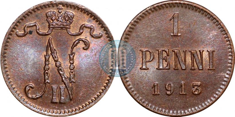 Picture 1 penni 1913 year  
