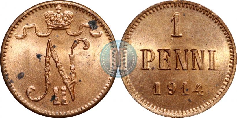 Picture 1 penni 1914 year  