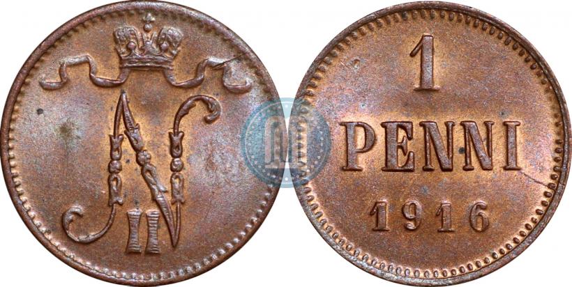 Picture 1 penni 1916 year  