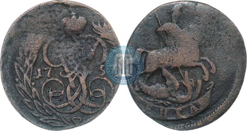 Фото Денга 1757 года  