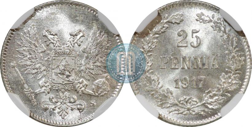 Фото 25 пенни 1917 года S 