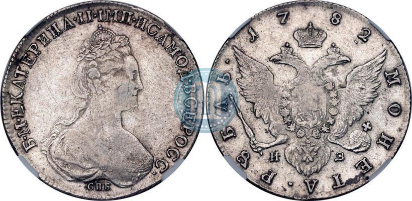 Picture 1 rouble 1782 year СПБ-ИЗ 