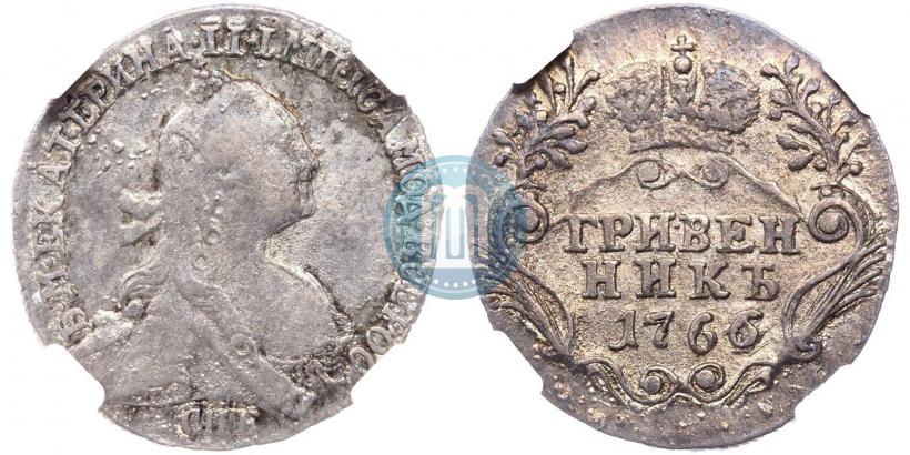 Фото 2 копейки 1758 года  "Номинал под Св. Георгием"