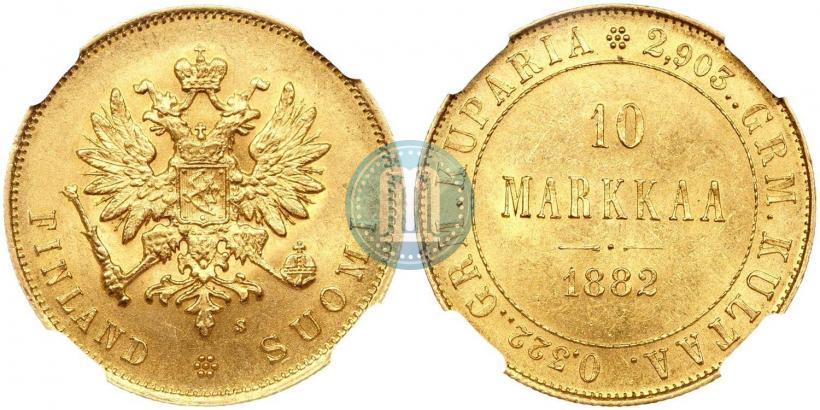 Фото 10 марок 1882 года S 