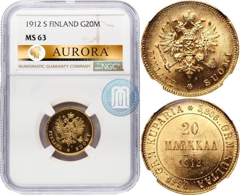 Picture 20 markkaa 1912 year S 