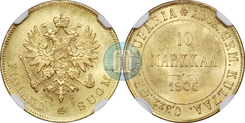 Picture 10 markkaa 1905 year L 