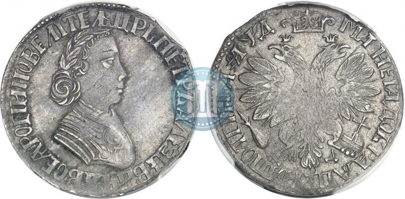 Picture Poltina 1704 year МД "Portrait by F. Alekseev"