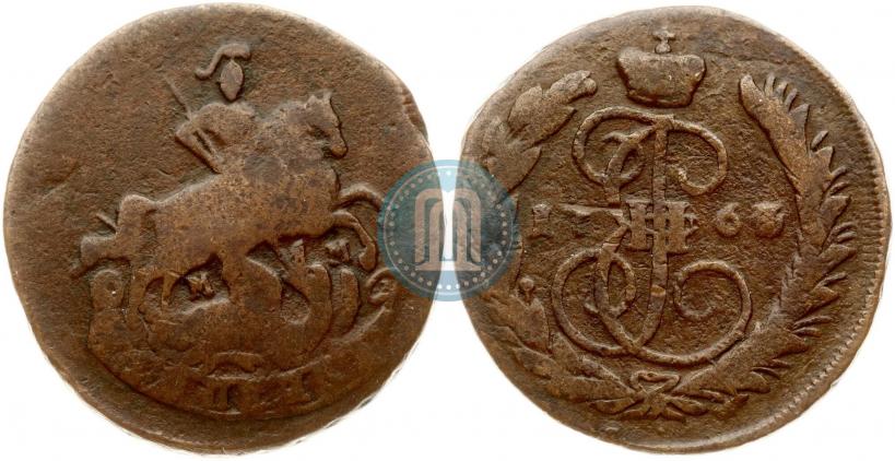 Picture 1 kopeck 1764 year ММ 