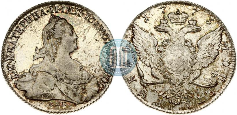 Picture 1 rouble 1773 year СПБ-ФЛ 