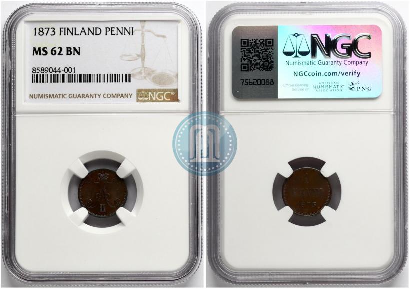 Picture 1 penni 1873 year  