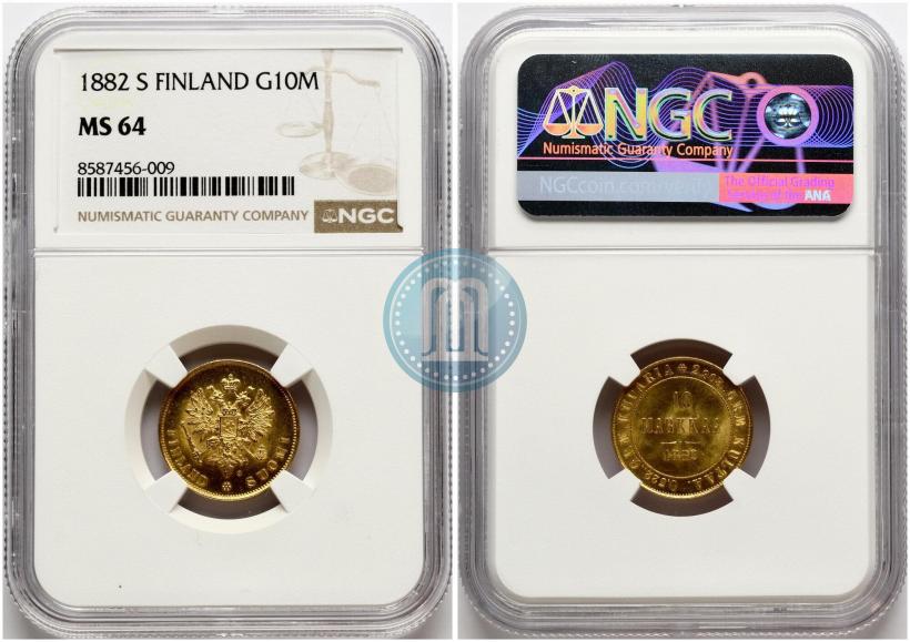 Picture 10 markkaa 1882 year S 