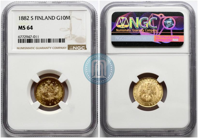 Picture 10 markkaa 1882 year S 