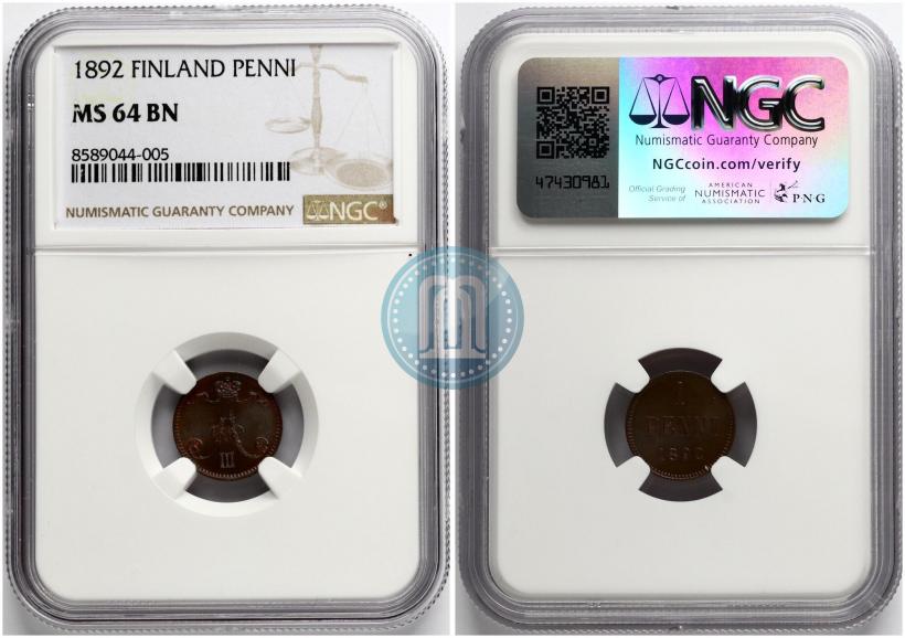 Picture 1 penni 1892 year  