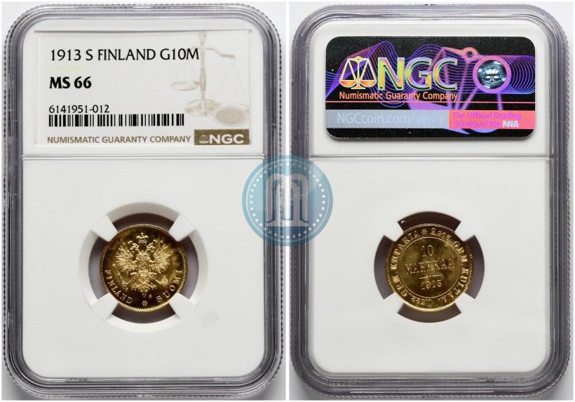 Фото 10 марок 1913 года S 