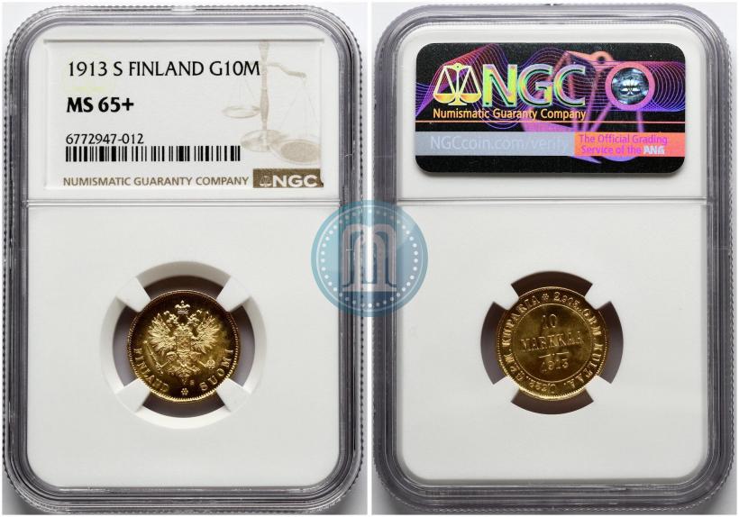 Фото 10 марок 1913 года S 