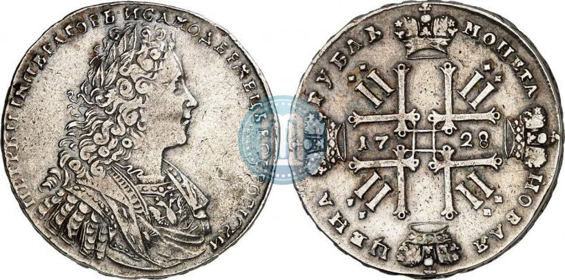 Picture 1 rouble 1728 year  "Type of 1728"