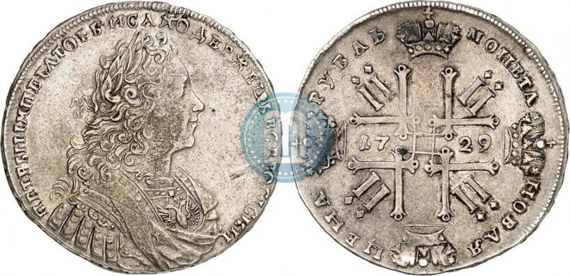 Picture 1 rouble 1729 year  "Type of 1728"