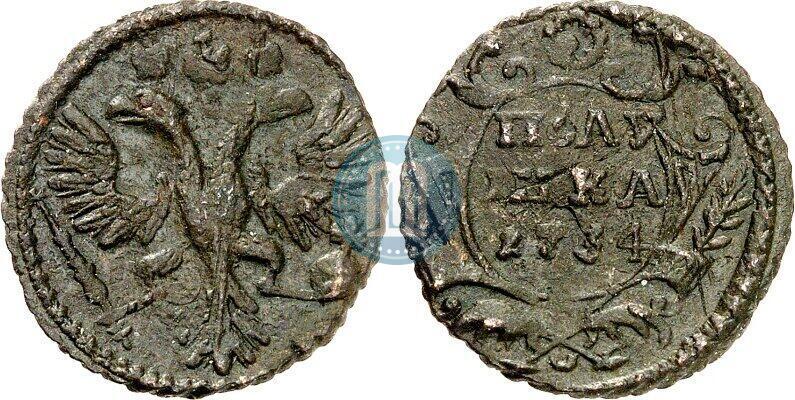 Picture Polushka 1734 year  