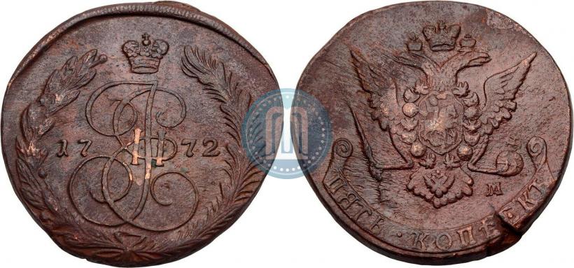 Фото 5 копеек 1772 года ЕМ 