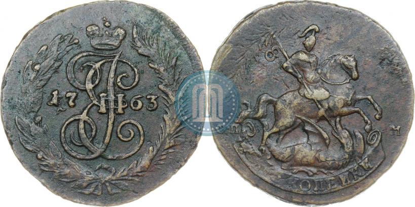 Picture 2 kopecks 1764 year СПМ 