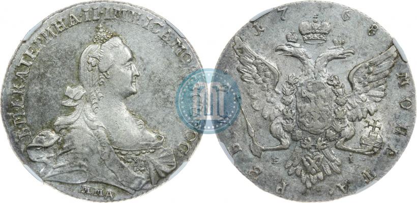 Picture 1 rouble 1768 year ММД-EI 
