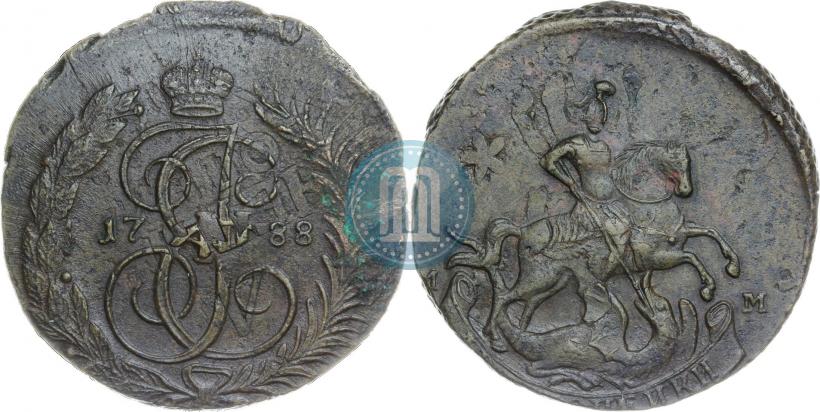 Фото 2 копейки 1788 года ММ 