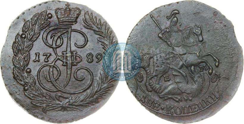 Фото 2 копейки 1789 года ЕМ 