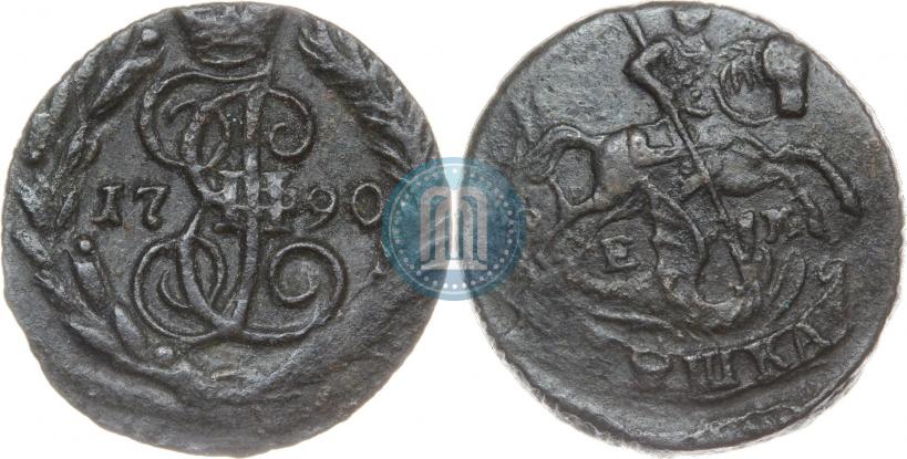 Фото Полушка 1790 года ЕМ 