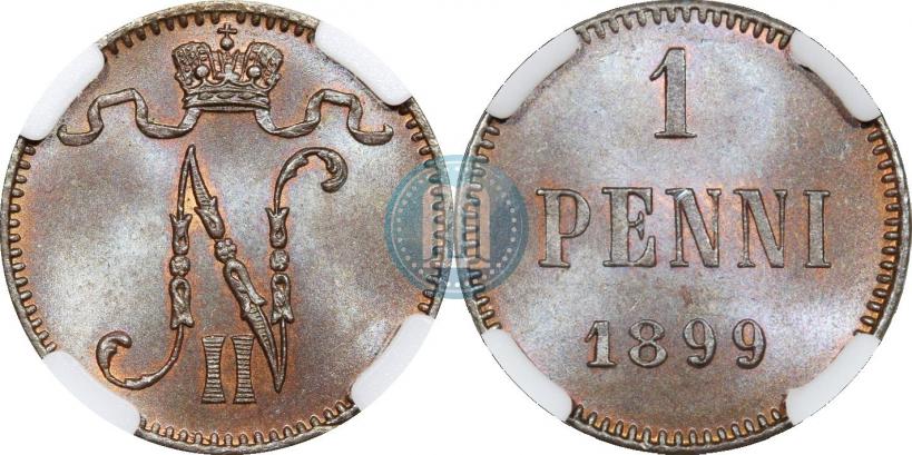 Фото 1 пенни 1899 года  
