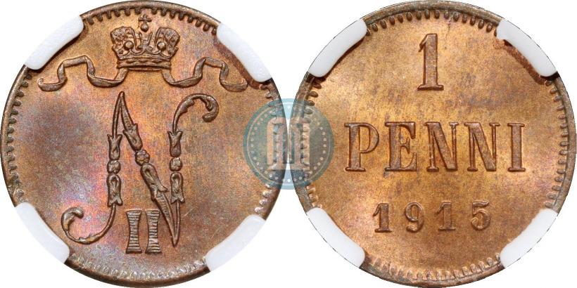 Фото 1 пенни 1915 года  