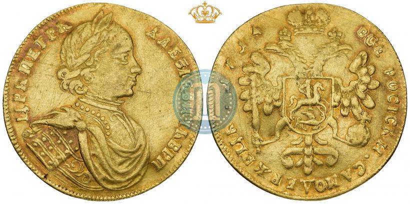 Фото 2 червонца 1714 года  