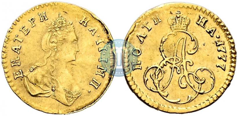 Фото Полтина 1777 года  