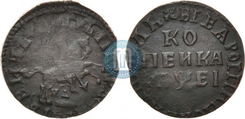 Picture 1 kopeck 1715 year НД 