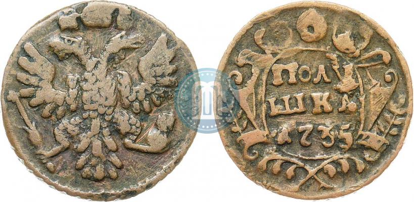 Picture Polushka 1735 year  