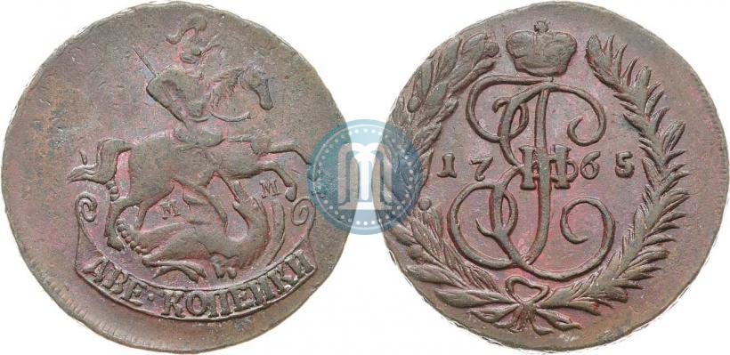Picture 2 kopecks 1765 year ММ 