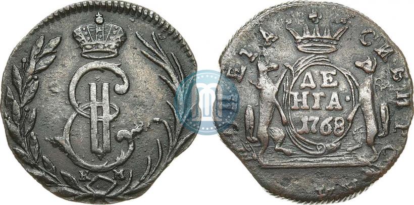 Фото Денга 1768 года КМ 