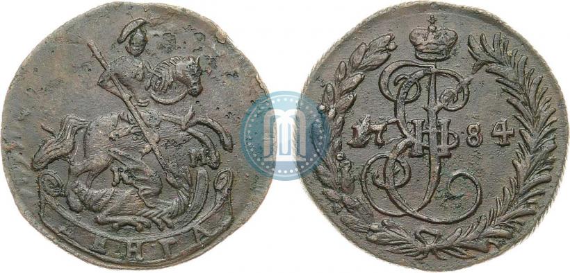 Фото Денга 1784 года КМ 