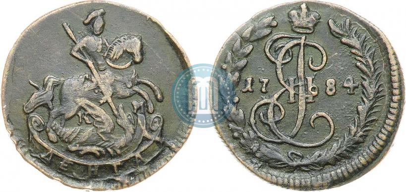 Фото Денга 1784 года КМ 