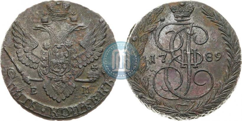 Picture 5 kopecks 1789 year ЕМ 