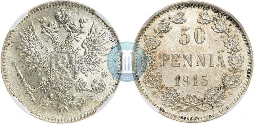 Picture 50 pennia 1915 year S 