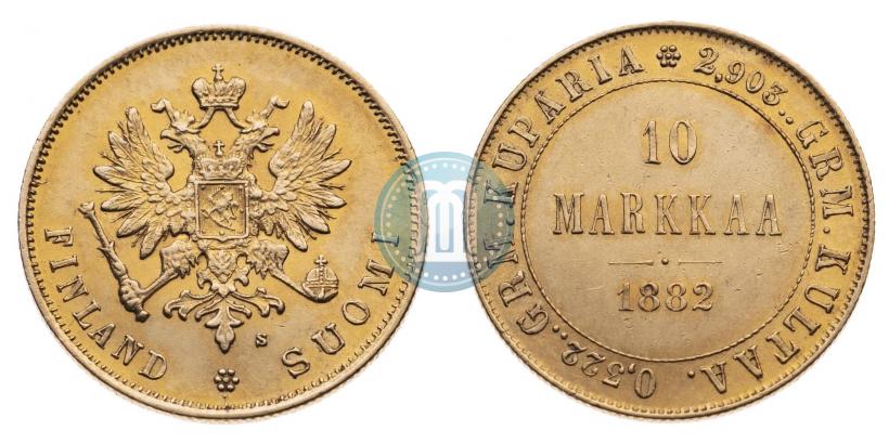 Фото 10 марок 1882 года S 