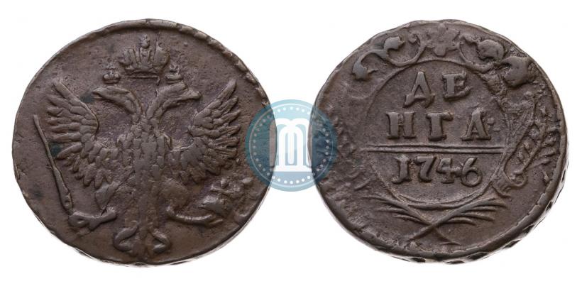 Фото Денга 1748 года  