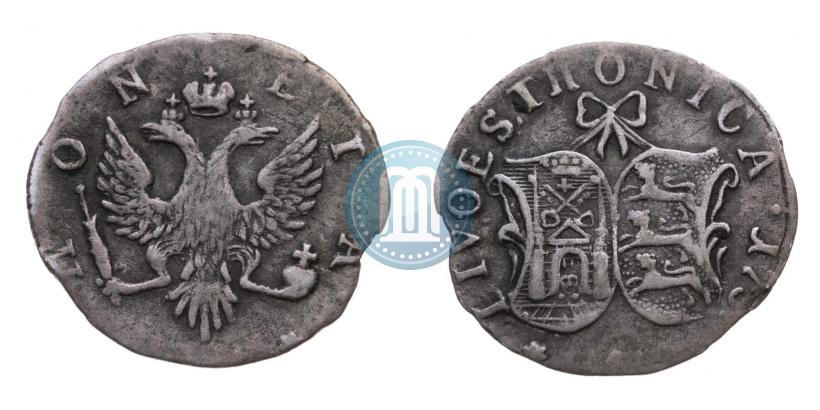 Фото 4 копейки 1757 года  "Ливонез"