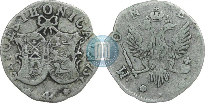 Фото 4 копейки 1757 года  "Ливонез"