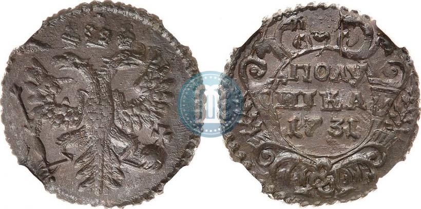 Фото Полушка 1731 года  
