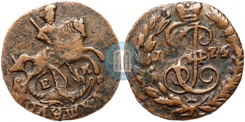 Фото Полушка 1776 года ЕМ 